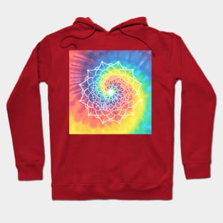 RAINBOW SWIRL MANDALA Hoodie